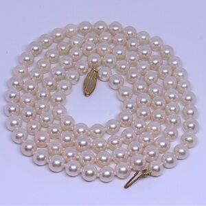 30” MIKIMOTO BLUE LAGOON PEARL NECKLACE 30” OMG WOWOWOWOWOWOW!!!!!!!!!!